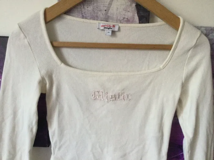 Haut top écru mystic Jennyfer taille xs - photo numéro 3