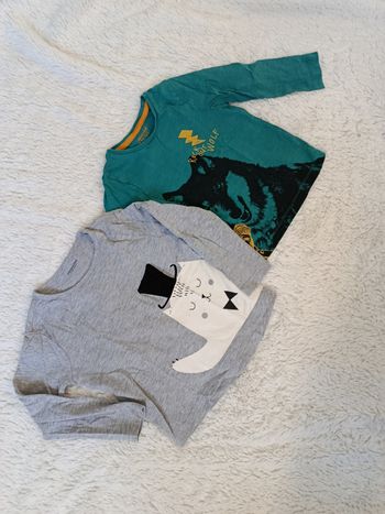 Lot 2 t-shirts garçon 4 ans