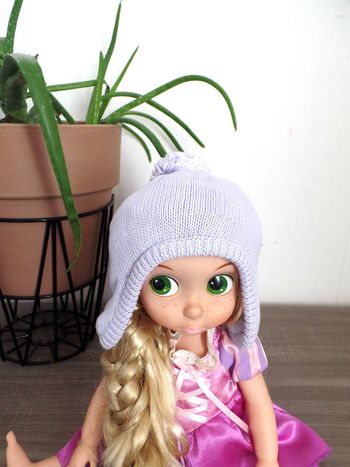 Bonnet en laine avec pompon Kiabi