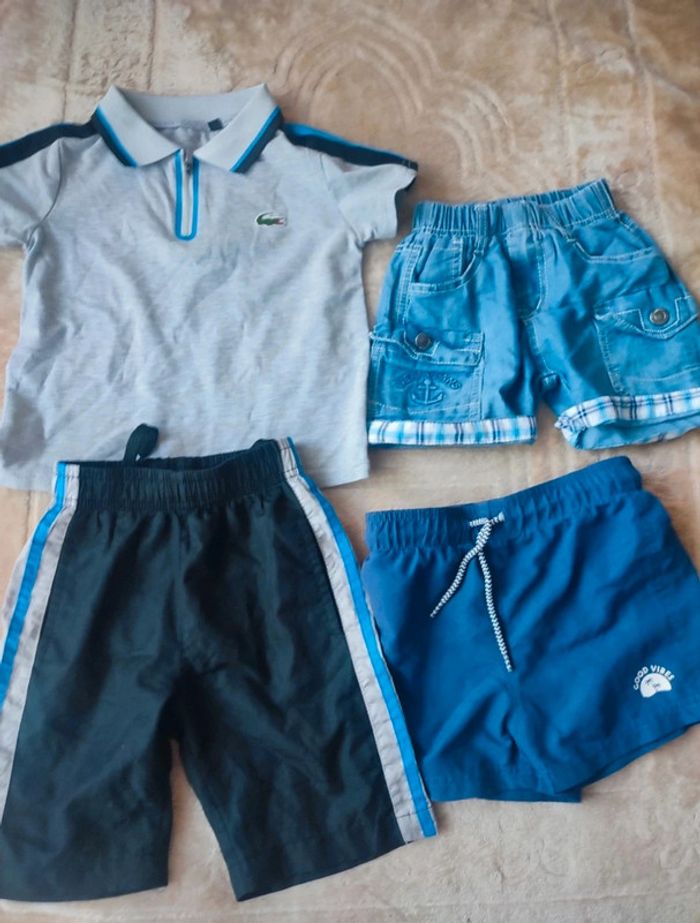 Lot été garçon taille 4 ans