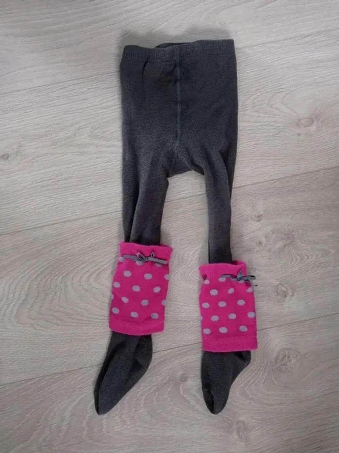Paire de collant avec guêtres trois pommes d'amour 19/22 - photo numéro 2