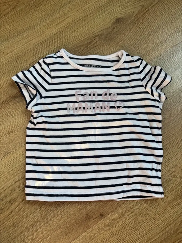 T-shirt à rayures In extenso