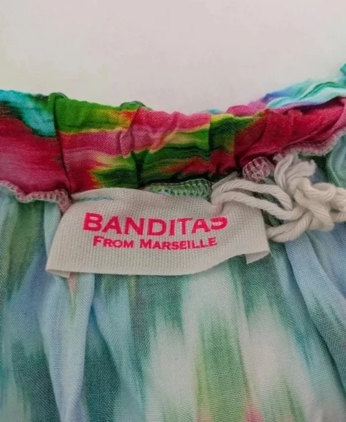 Mini-jupe d'été - Banditas from Marseille - taille L - photo numéro 3