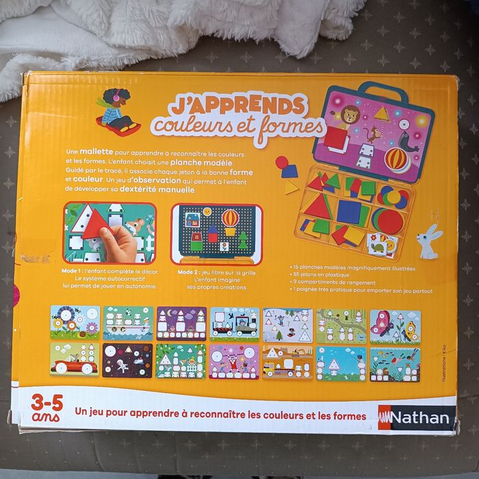 Jeux puzzle j'apprends couleurs et formes - photo numéro 2