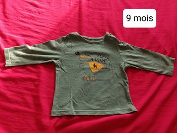 T-shirt coton bio 9 mois