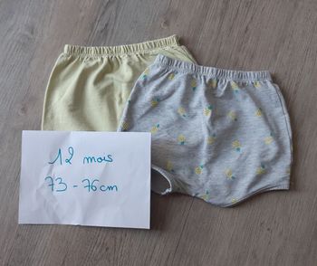 Lot de 2 shorts mixtes