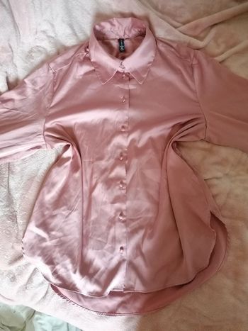Veste satiné rose
