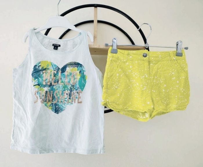 8 ans ensemble été kiabi Teeshirt et short