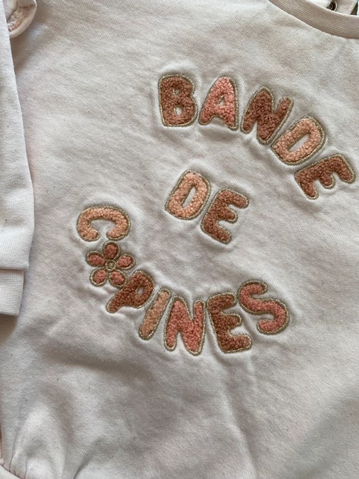 Pull sweat fille rose pastel Tape à l’œil 23 mois - photo numéro 3