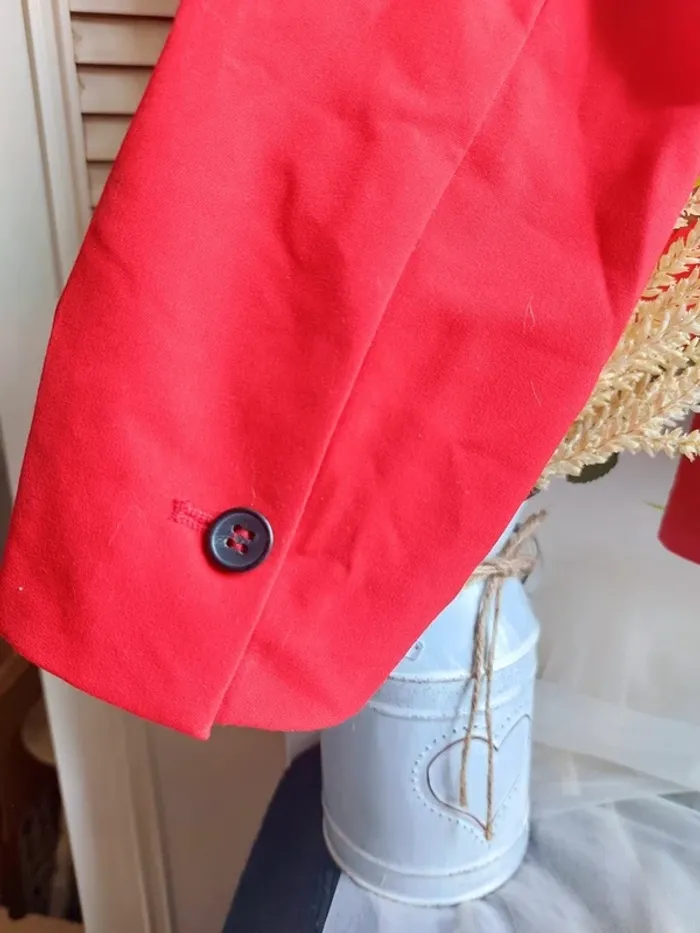 Blazer Zara – 38 – Rouge – État : Excellent - photo numéro 4