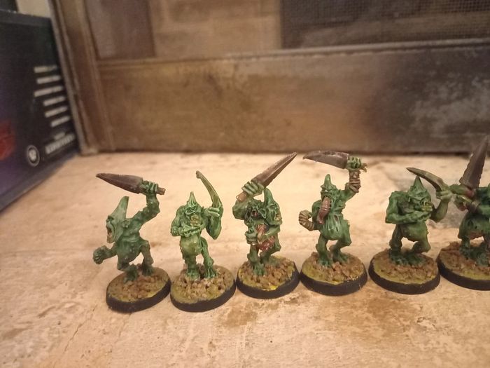 10 plaguebearers metal oop chaos nurgle warhammer - photo numéro 2