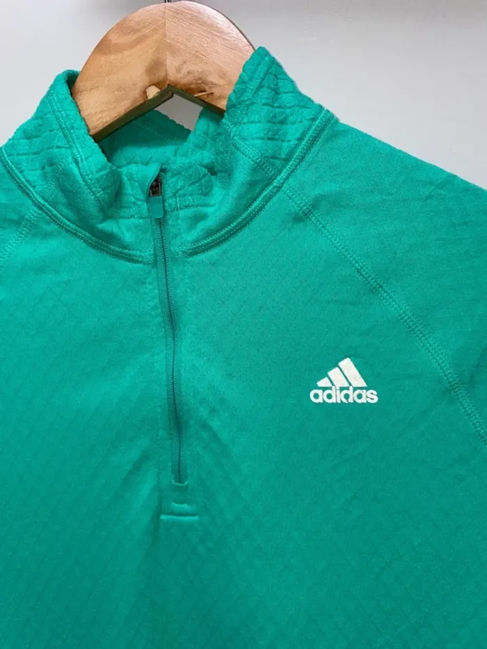 Haut de running à demi-zip Adidas réfléchissant - photo numéro 3