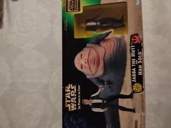 Figurine Star Wars coffret Jabba The Hutt and Han Solo kenner 1997