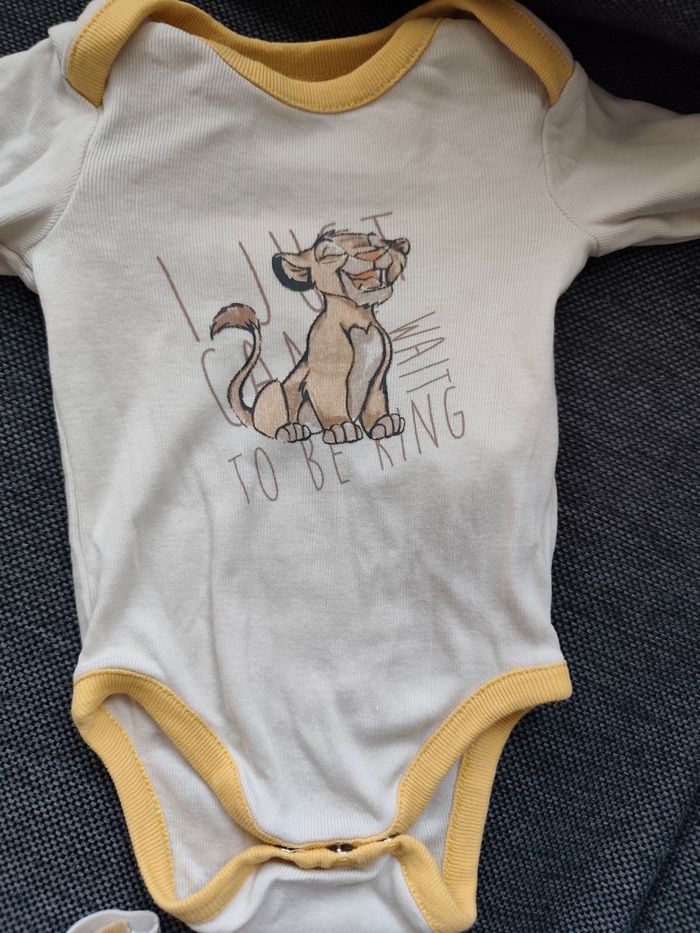 Lots de Body bébé garçon roi lion - photo numéro 5