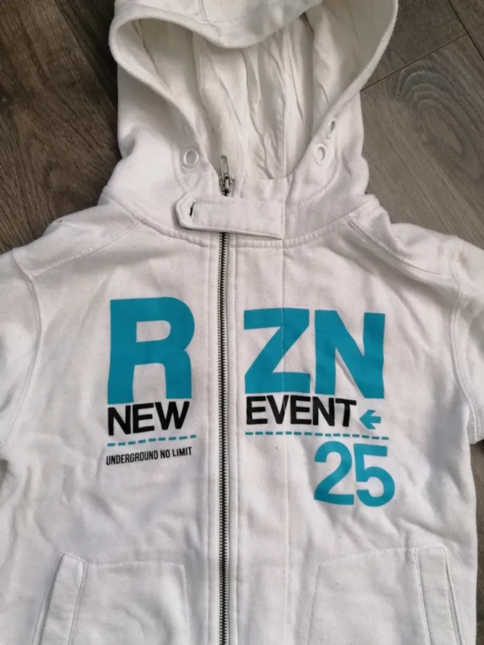 Sweat zip gilet 12 ans - photo numéro 2