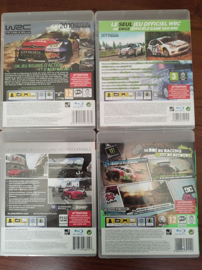 Lot 4 jeux courses automobiles ps3. - photo numéro 3