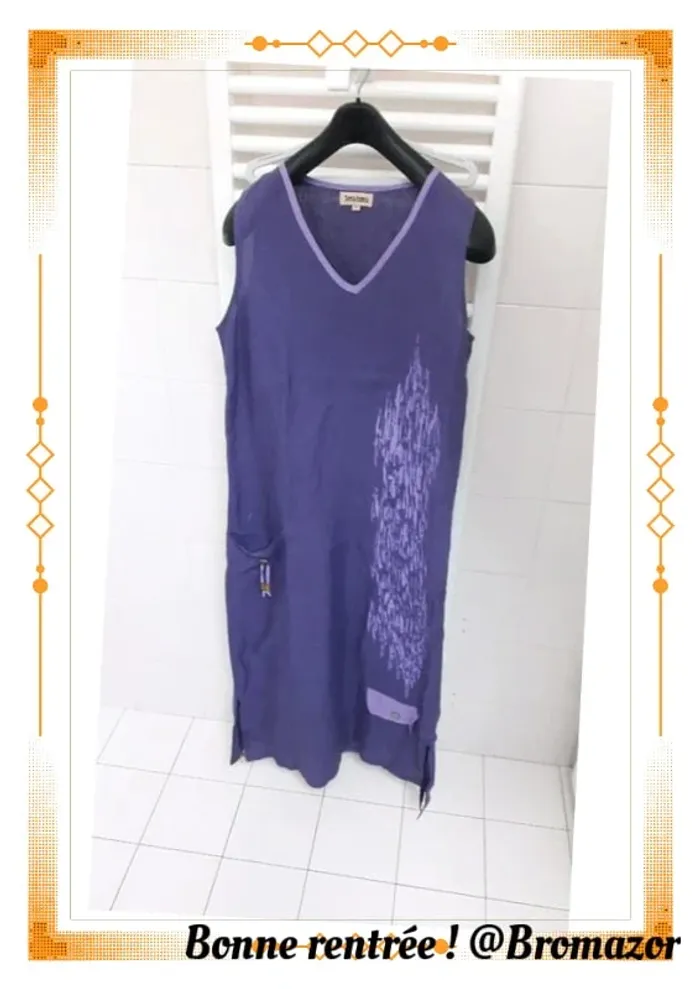 Robe longue en lin