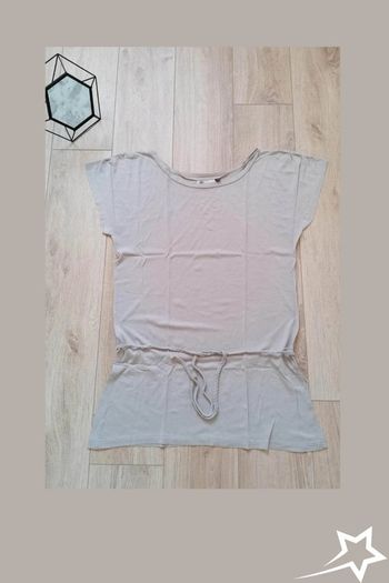 Tunique T Shirt long avec lien tressé à la taille Kiabi T. 38/40