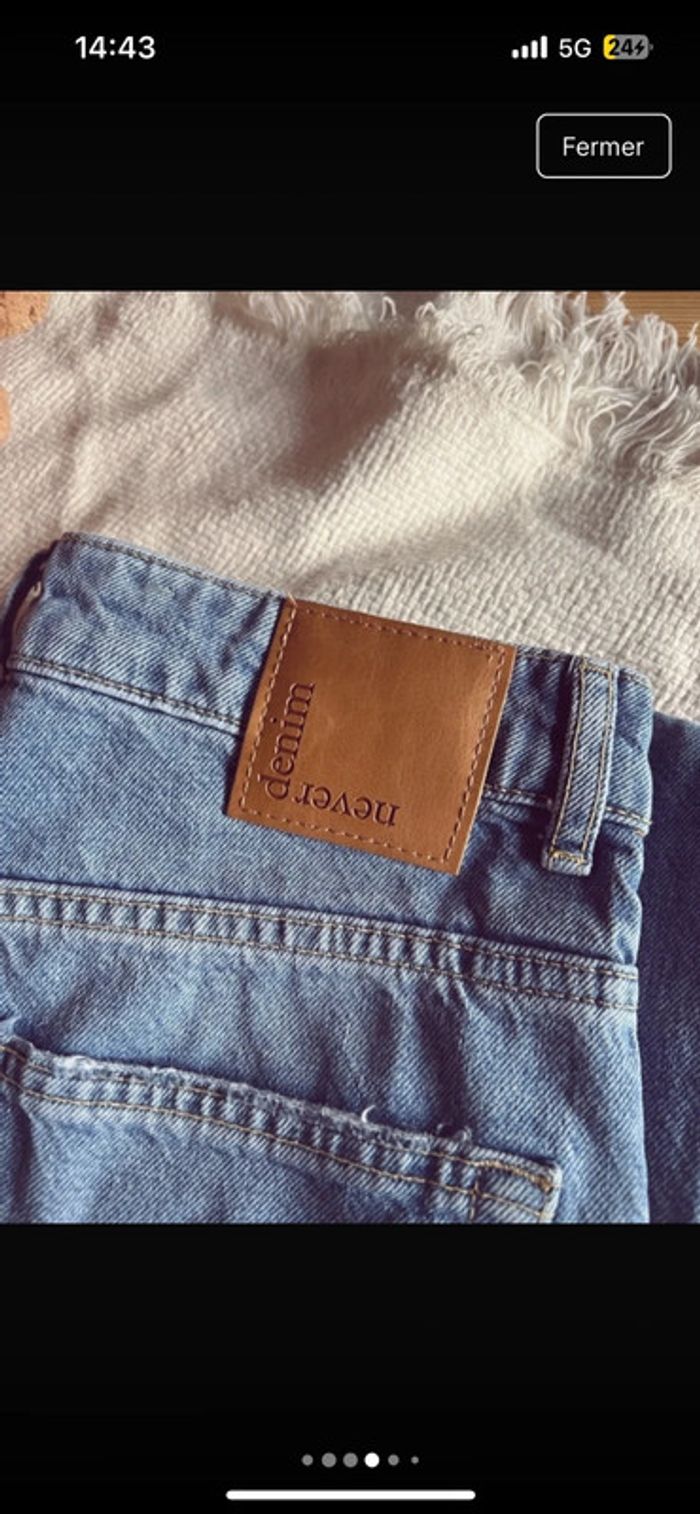 Jean droit never denim neuf taille 36 - photo numéro 5