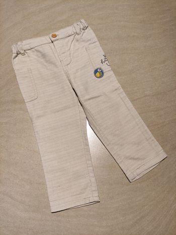 Pantalon beige Bee Happy