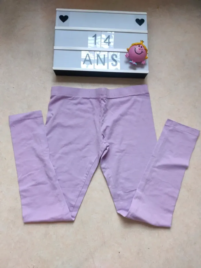 Legging couleur lila 14 ans tissaia - photo numéro 2