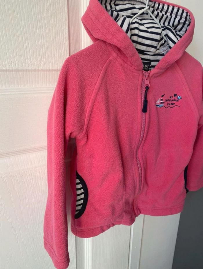 Polaire rose hublot 24/36 mois - photo numéro 5