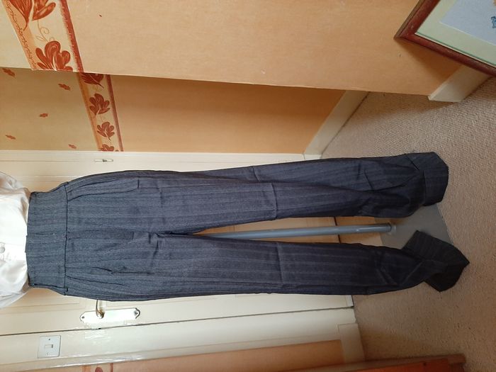 Morgan - Pantalon large gris foncé T38 - photo numéro 2