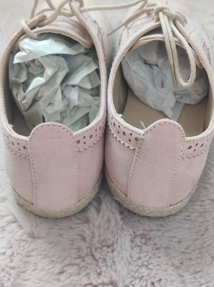 Chaussures rose type derbies taille 41 - photo numéro 6
