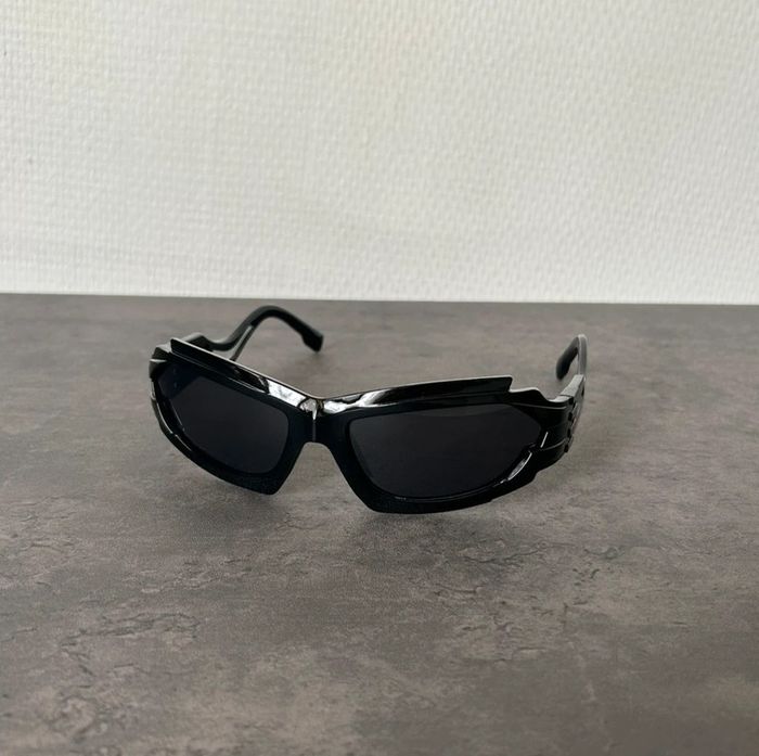 Lunettes Noires Aesthetic Teintées Noires - photo numéro 3