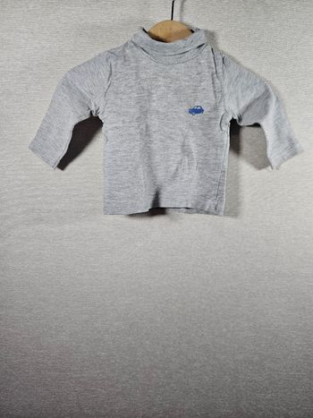 T-shirt à col roulé in extenso  3 mois