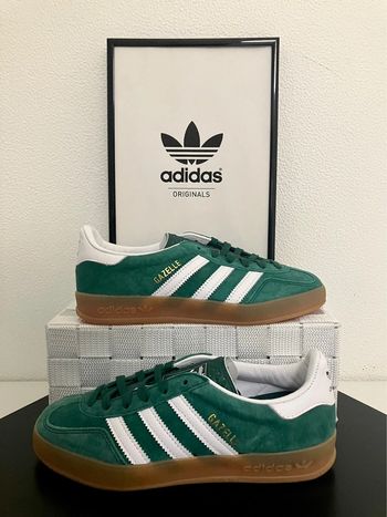 Adidas Originals Gazelle Indoor Green / White
