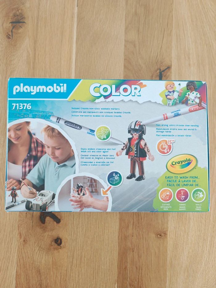 Playmobil 71376 color voiture de course Neuve - photo numéro 2