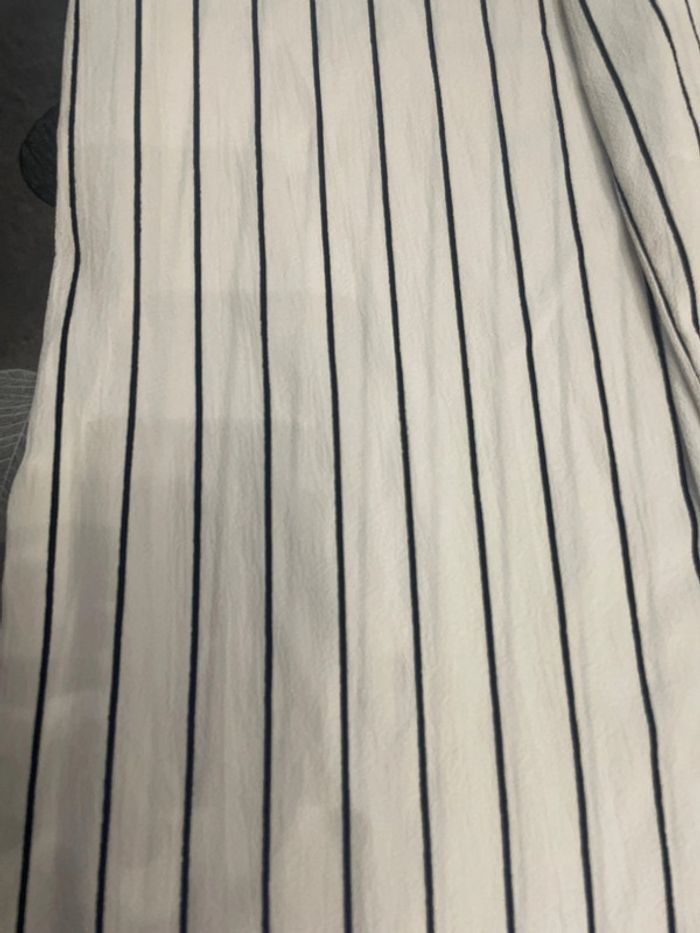 Pantalon blanc à rayures noires Tally Weijl 36 - photo numéro 2