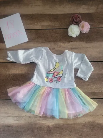 Petite robe arc en ciel