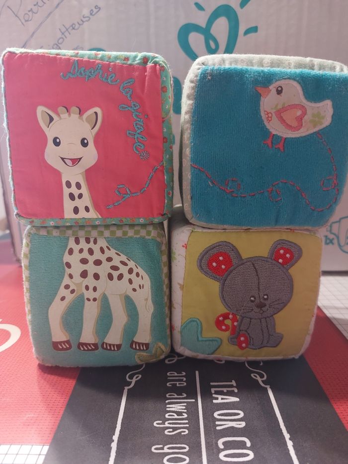 Cubes Sophie la girafe