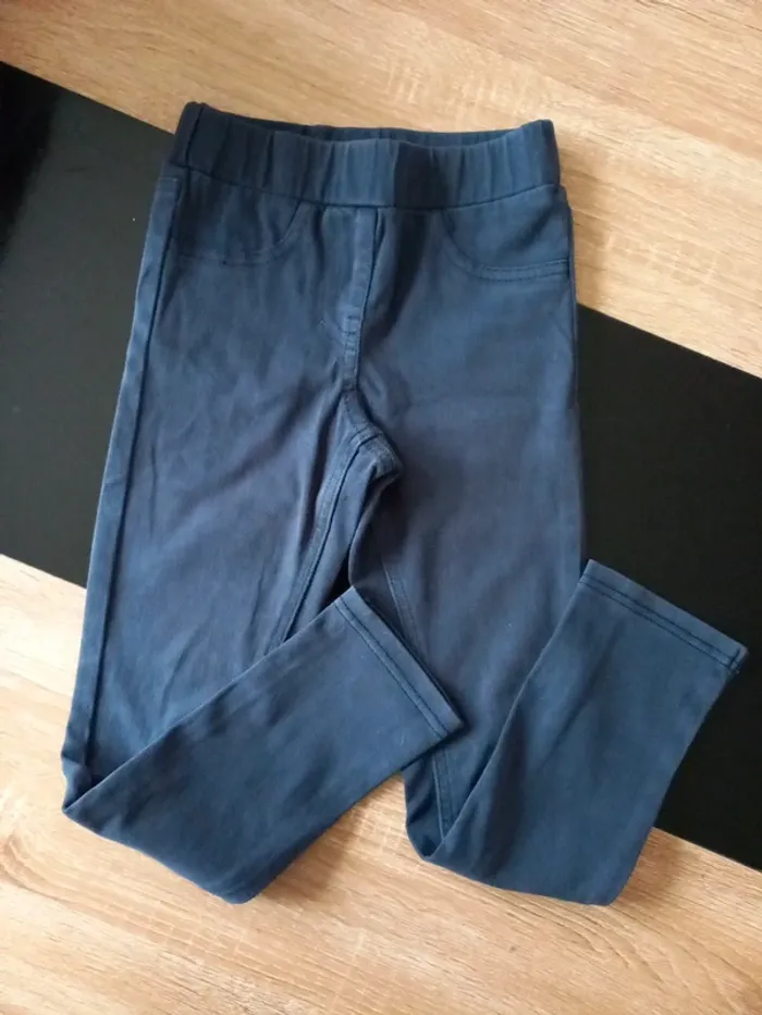 Pantalon bleu fille 8 ans - photo numéro 3
