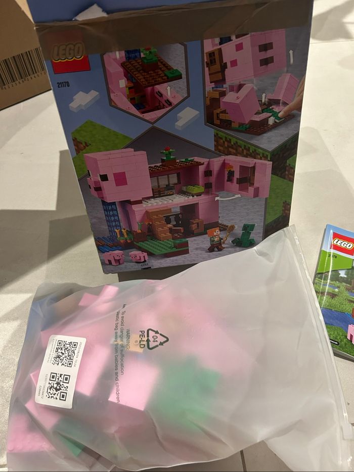 Lego maison cochon minecraft 21170