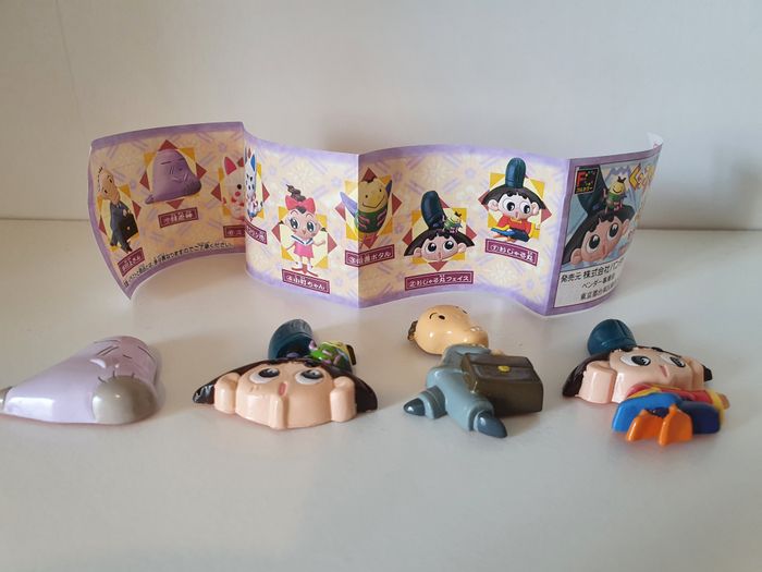 lot de 4 magnet shin shan gashapon - photo numéro 2