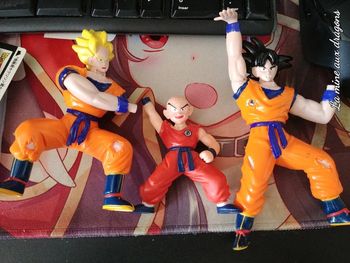 Lot figurines Dragon Ball vintage DBZ figure Goku Krillin