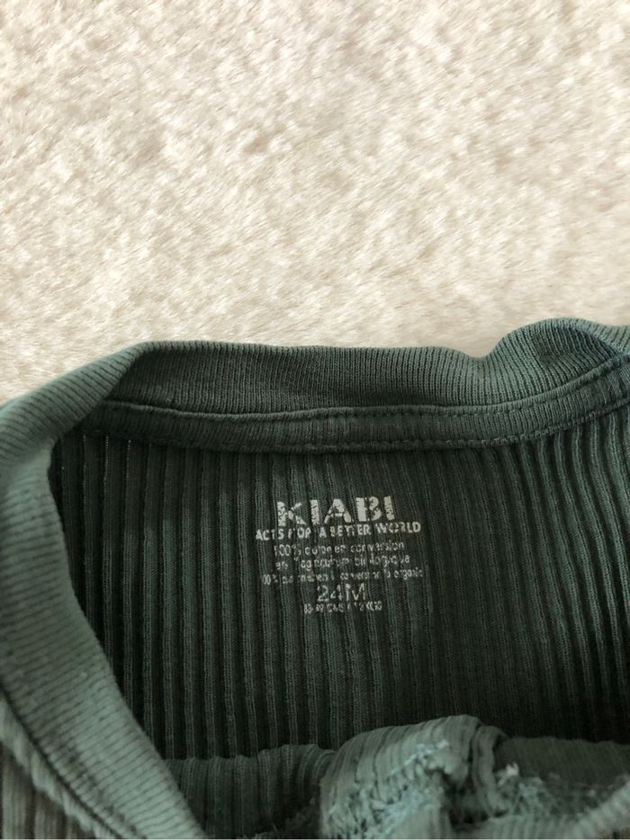 Pyjama mi saison côtelé Kiabi 24 mois - photo numéro 4