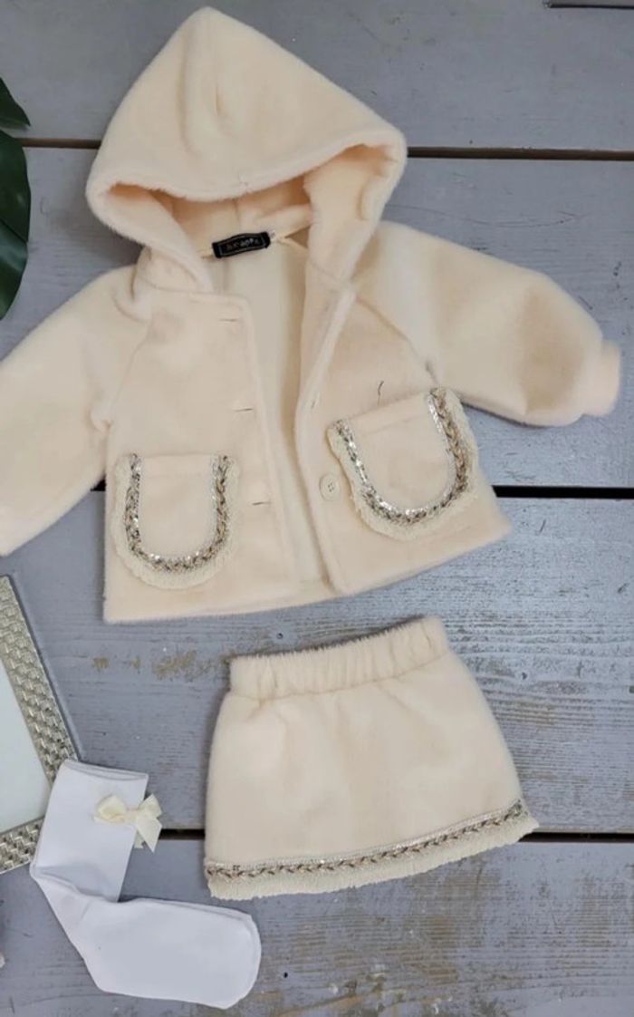 Ensemble|beige|bebe