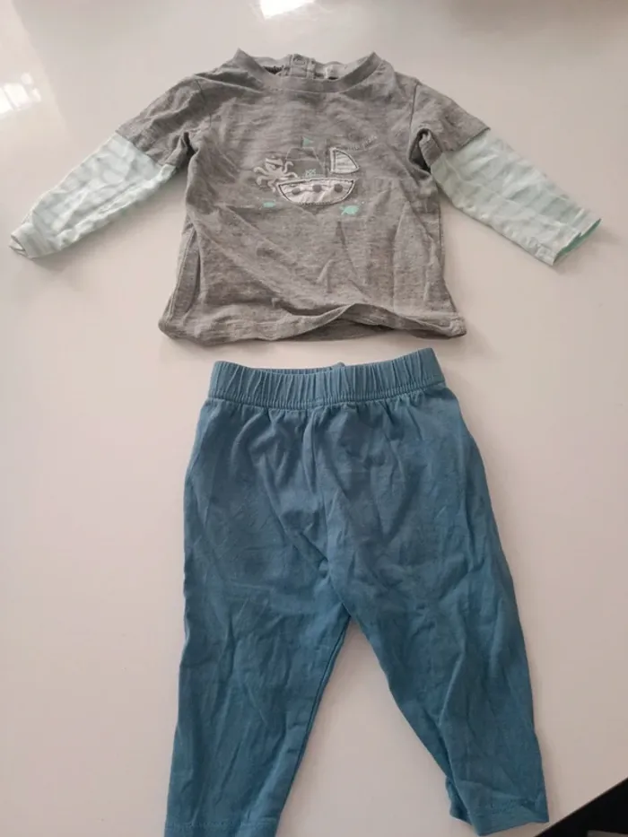 pyjamas deux pièces 6 mois