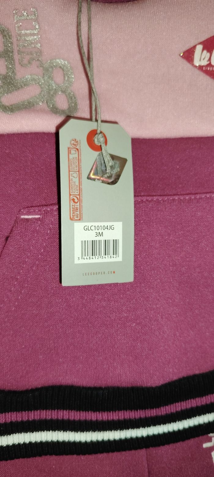 Jogging fille 1/3/6/12/18/24 mois - photo numéro 2