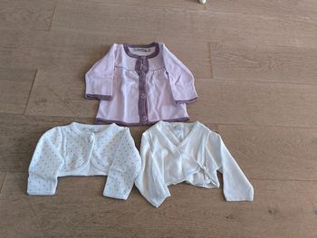 Gilets fille en 6 mois