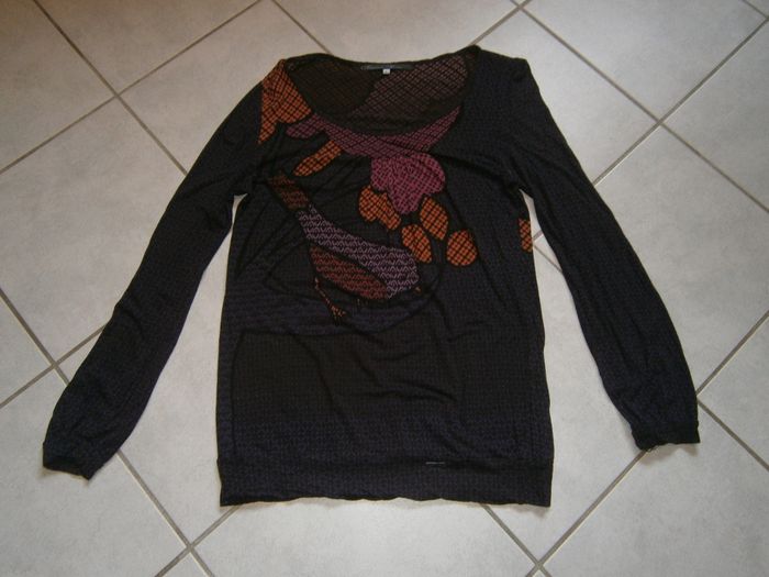 Haut ML marron BANANA MOON Taille L - photo numéro 5