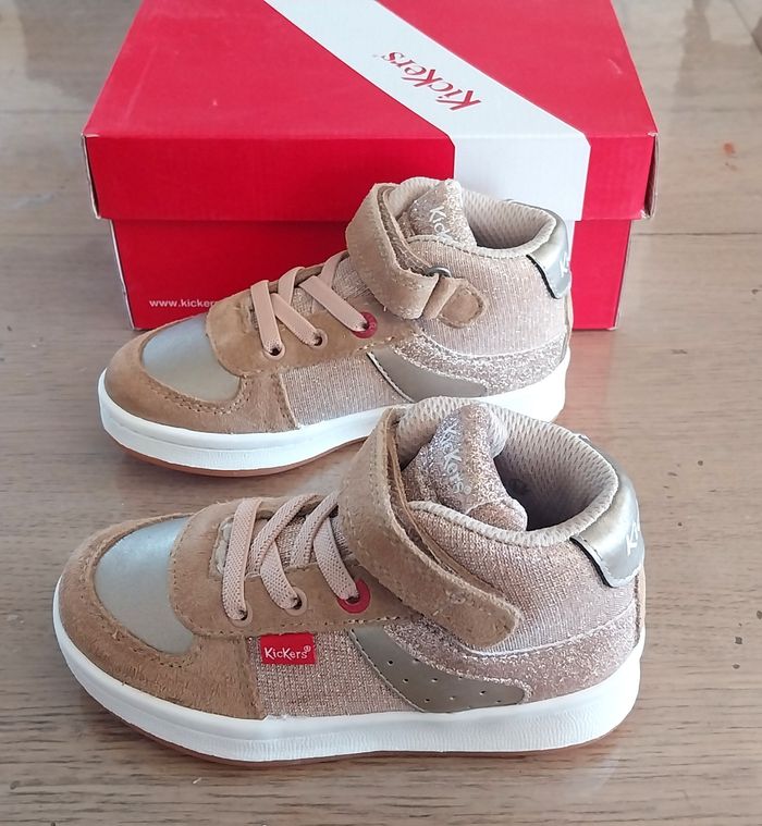 Baskets fille kickers pointure 24 neuves - photo numéro 4