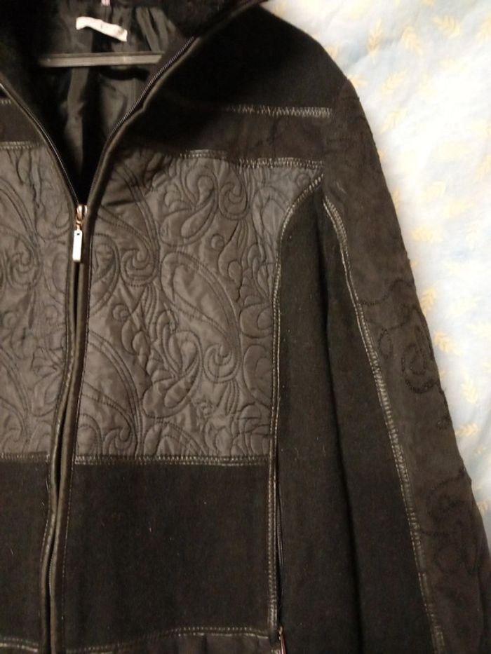 Manteau col doublé fourrure - photo numéro 6