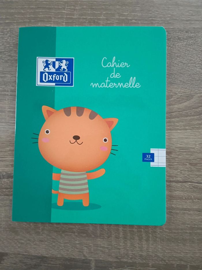 Cahier de maternelle Oxford neuf