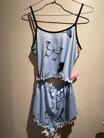 Pyjashort pyjama d’été papillon taille S