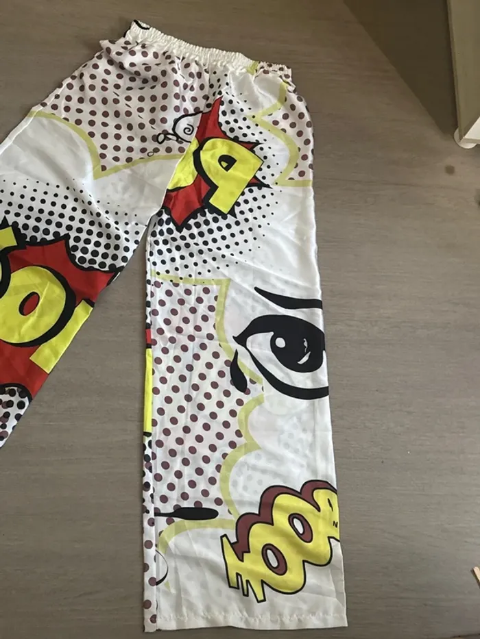 Pantalon fluide taille élastique imprimé Anna 40/42 - photo numéro 8